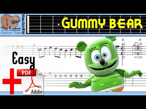 The Gummy Bear Song Guitar Tab The Gummy Bear Song Guitar Tab