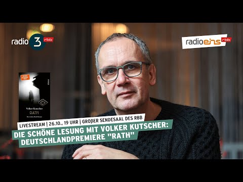 Die schöne Lesung | ‚‚Rath“ von Volker Kutscher