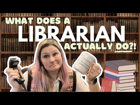 LIBRARY WORK: What do Librarians actually do? Day-in-the-life vlog.