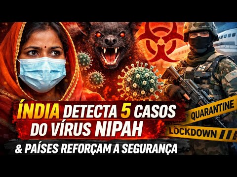 ÍNDIA DETECTA 5 CASOS DO VÍRUS NIPAH E PAÍSES REFORÇAM A SEGURANÇA