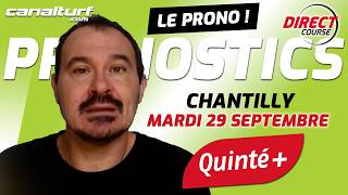 emission video des courses turf pmu du Mardi 29 septembre 2026