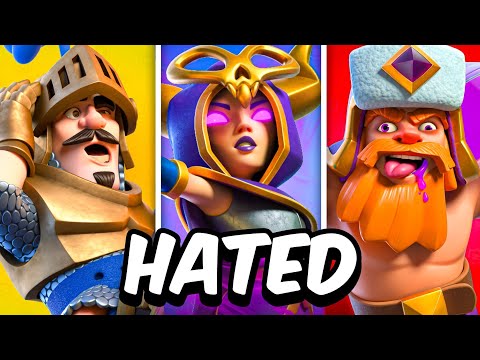The Most HATED Cards in Clash Royale for 2025