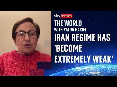 Iran regime has 'become extremely weak' says former Nobel Peace Prize winner