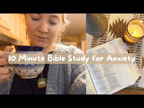 10 minute Bible study + journaling for anxiety 🙏🏻