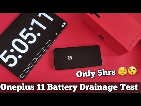 Oneplus 11 Extreme Battery Drainage Test 100 to 0%