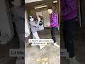 Lil Maceee Gets Caught On Camera Shadow Boxing He Gets Mad