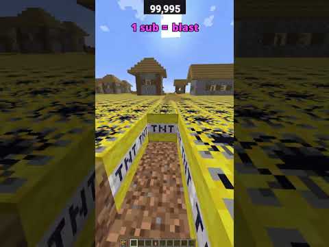 minecraft TNT blast