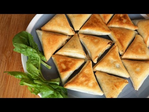 Spinach and Ricotta Samosas - Morgane Recipes