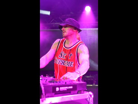James Hype mixing at Dreamland Festival 2022