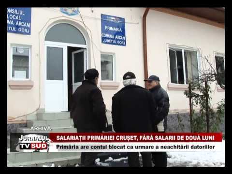 salariatii primariei cruset fara salarii