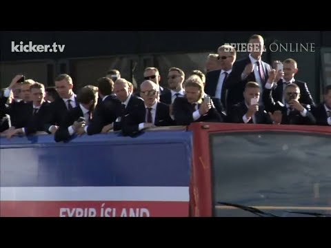 "Velkomin Heim": Island feiert seine Helden | DER SPIEGEL