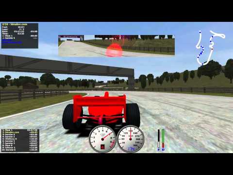 TORCS gameplay car2-trb1 versus all on Road Tracks - Makowiec hill