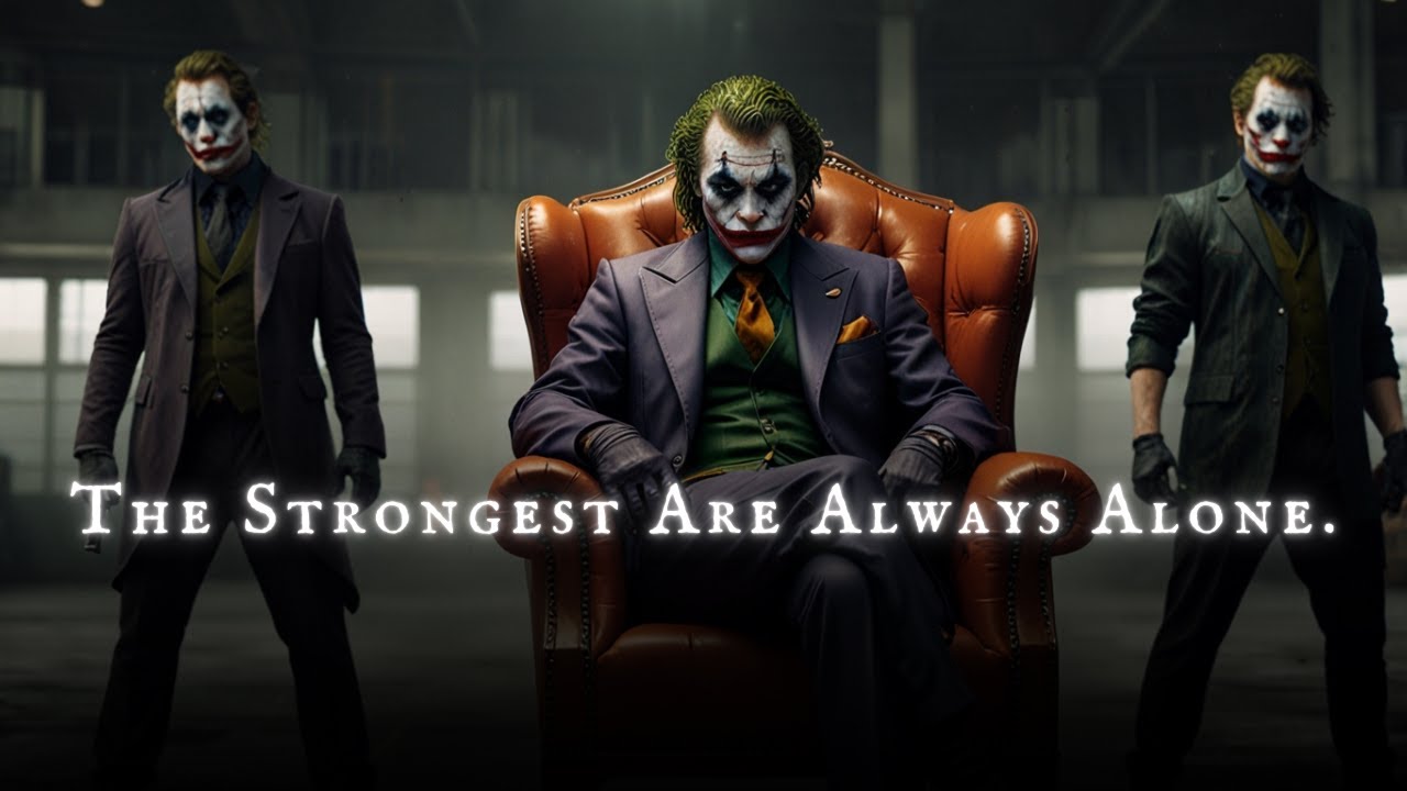 The Strongest Are Always Alone.