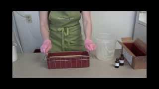 New Soap Mold Baskets & Making a Swirled soap with Bonnie's Triple Butter Soap Kit.