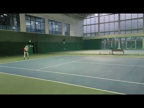 cool down exercise in #tennis #테니스 #koreaopen #wta #125k #코리아오픈