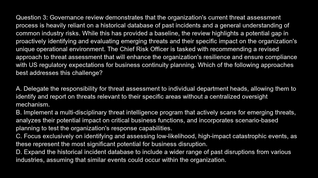 Certified Business Continuity Professional  CBCP  Free Practice Test video