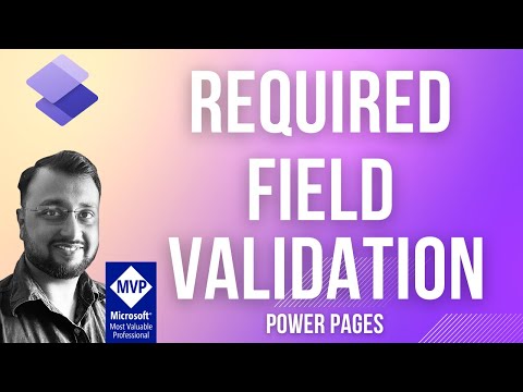 Required Field Validation in Power Pages Required Field Validation in Power Pages
