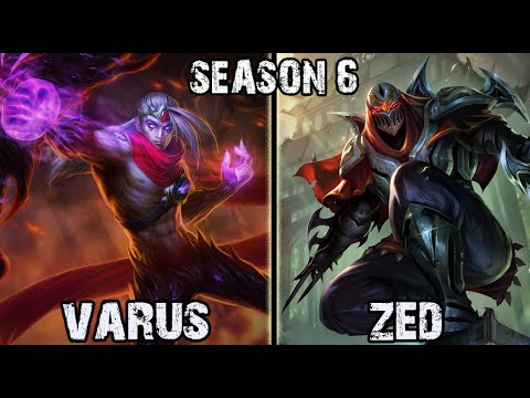Ahq Westdoor Varus vs Zed MID Ranked Challenger Korea