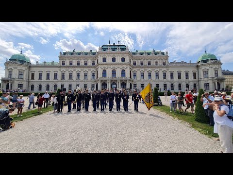 22.07.23 🇦🇹 Wien // Hoch-  und Deutschmeister 🎵 300 Jahre Belvedere