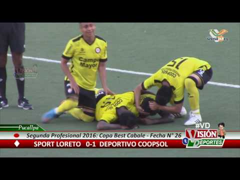 Sport Loreto 0 vs Deportivo Coopsol 1 / Resumen HD - Segunda Profesional - Fecha 26