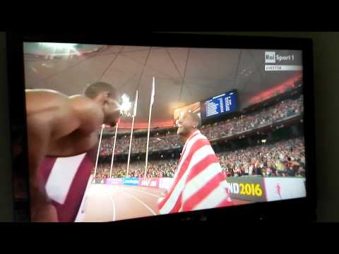 Finale mondiale pechino2015 - 200M. BOLT VS GATLIN