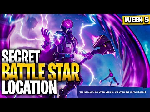 WEEK 5 SECRET BATTLE STAR LOCATION GUIDE! - Fortnite Find the Secret Battle Star in Loading Screen 5