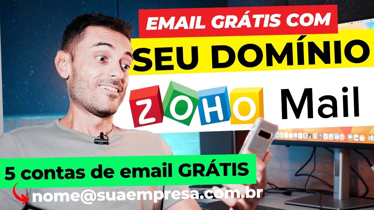 Como criar um EMAIL GRATUITO com o seu DOMÍNIO PRÓPRIO | ZohoMail | Método GARANTIDO