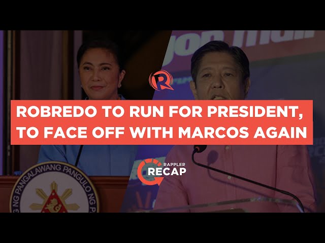 Rappler Recap: Robredo embraces fight for Philippines in high-stakes 2022 polls