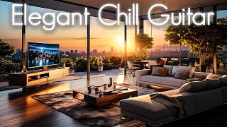 Elegant Chill Guitar  Soothing Smooth Jazz  Cafe R