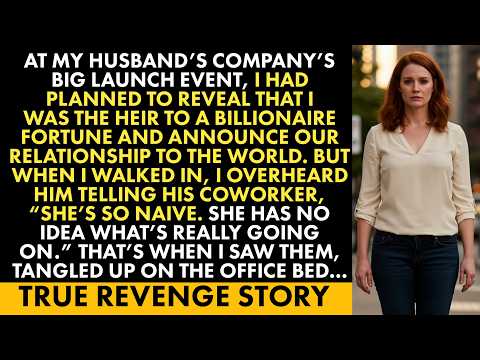 I Discovered My Husband’s Affair at His Company’s Launch Before Revealing My Billionaire Heir Secret