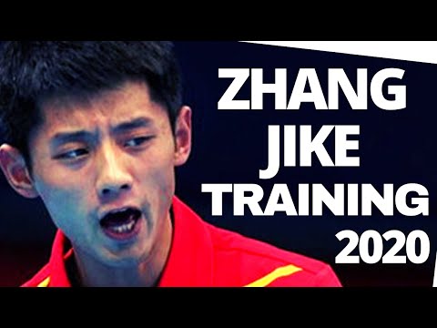 ZHANG JIKE TRAINING 2020 with HOU YING CHAO | Chinese Table Tennis Training