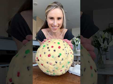 Christmas m&m cookies with homemade m&ms🎄#cookies #baking #christmas #cookie #recipe