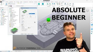 PowerMill Absolute Beginner Tutorial — #LarsLive 181