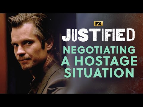 Raylan Negotiates a Hostage Situation - Scene | Justified | FX