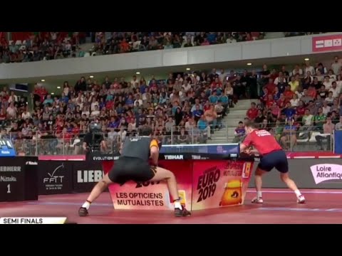SF | Timo Boll vs Simon Gauzy | Men's Team | European Championships 2019 Highlights