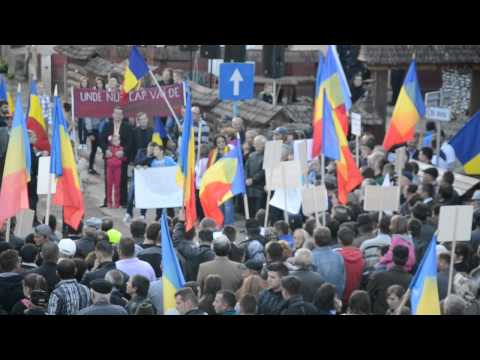 Miting anti RMGC la Campeni   miercuri 25 septembrie