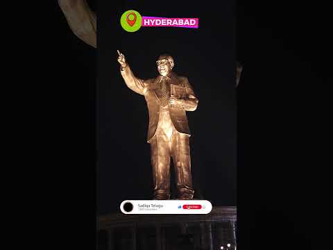 ambedkar statue in hyderabad #shorts