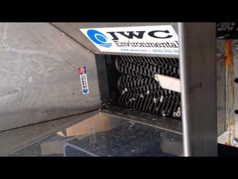 JWC Environmental: Product Destruction System |  Industrial Shredder 3-SHRED SERIES