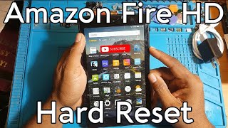 Como Hacer Reinicio de Fabrica ó Hard Reset a Tablet Amazon Fire HD 8