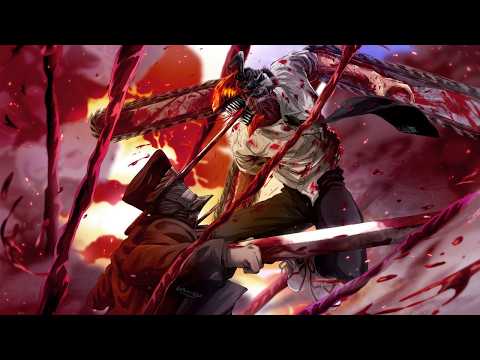 Denji vs Katana man #2 [4k 60fps ] Chainsaw man Episode 12