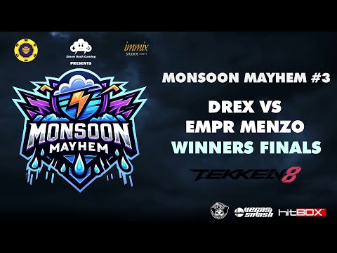 Monsoon Mayhem: The Storm Over EVO | Tekken 8 | Drex vs SRG | EMPR Menzo - Winners Finals