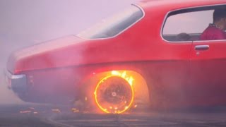 RED HOT RIMS burnout at BURNOUT MASTERS qualifying for Summernats