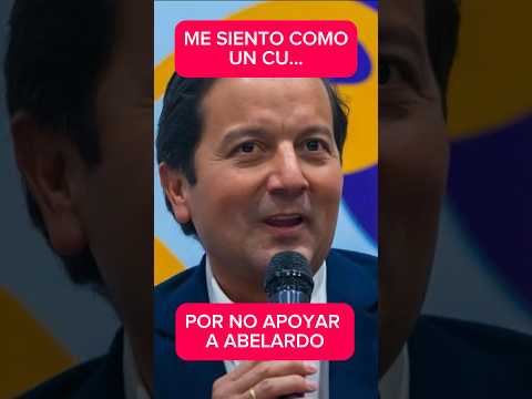 DAVID LUNA SE ARREPIENTE DE HABER CREÍDO EN SU CONSULTA #colombia #elecciones #abelardodelaespriella