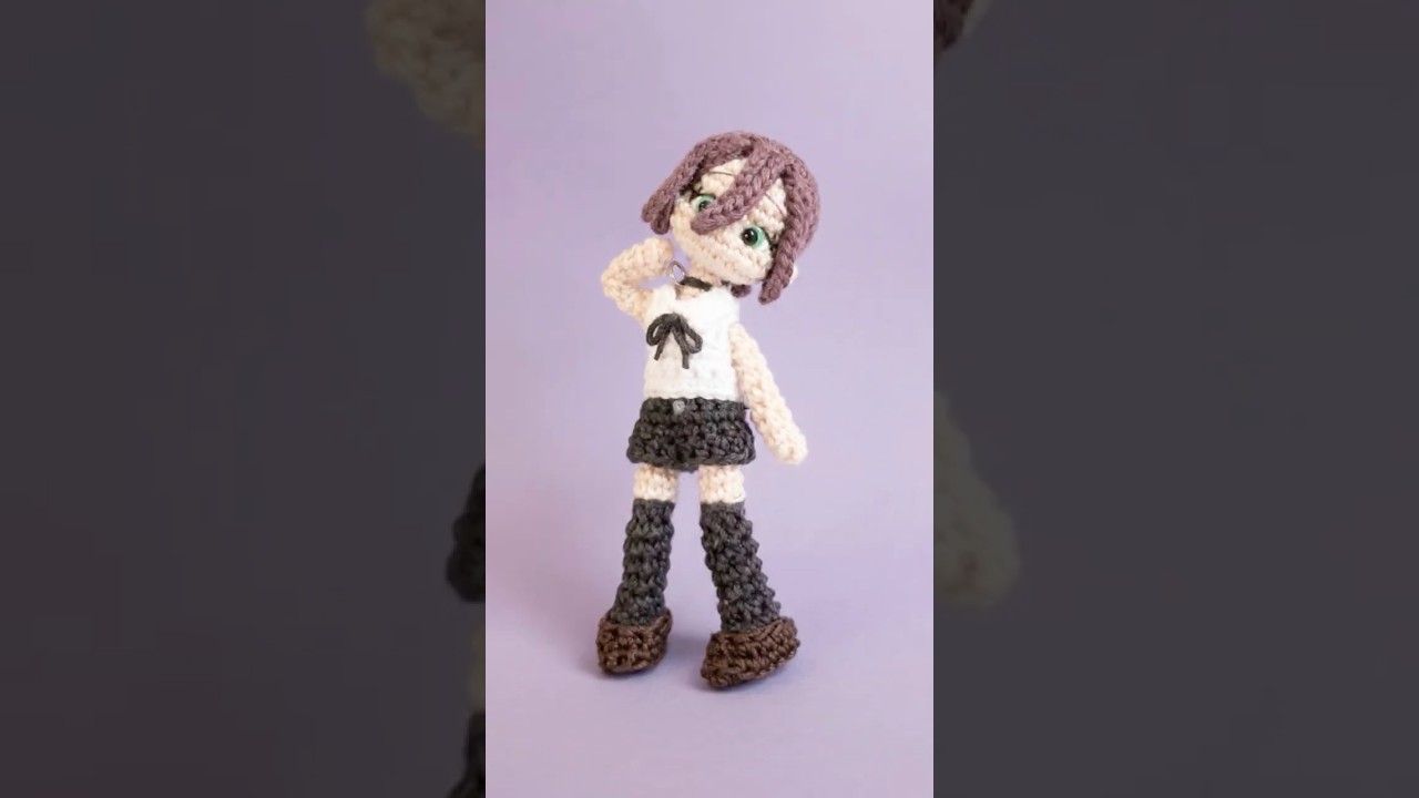 チェンソーマンのレゼ編んでみた #あみぐるみ #チェンソーマン #レゼ #shorts #crochet #amigurumi