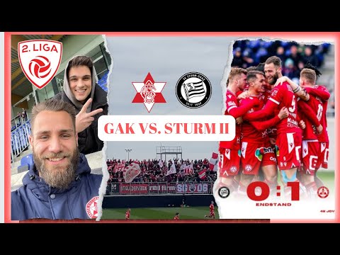 GAK vs. STURM II | Das kleine Steirer Derby 😈😈 | WICHTIGER SIEG ⚽⚽