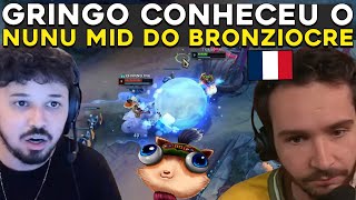 BRONZIOCRE APRESENTOU SEU NUNU MID PROS GRINGOS, ZUEIRA COM O JB - RENECRODILO LEAGUE OF LEGENDS