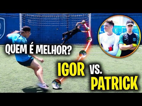 O IMPOSSÍVEL ACONTECEU!!! PATRICK vs IGOR (GOLEIRO PROFISSIONAL)