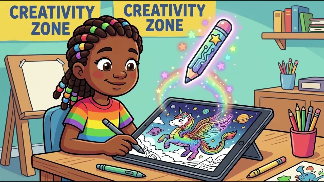 AI & Creativity for Kids! 🤖🎨 Can AI Invent Games & Draw Art?