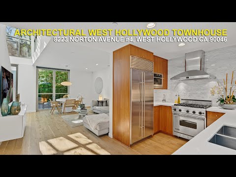 Prime West Hollywood Architectural Townhouse - 8223 Norton Avenue #4, West Hollywood CA 90046