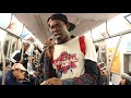 GUY SOUNDS LIKE SPONGEBOB AND MICKEY MOUSE ON MTA TRAIN NYC Verbal Ase BEATBOX